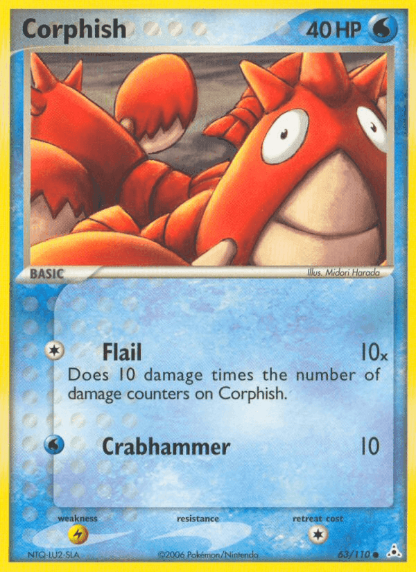 Corphish, card 63 from Holon Phantoms