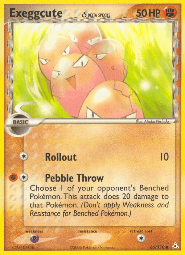 Exeggcute δ, card 65 from Holon Phantoms