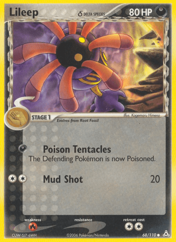 Lileep δ, card 68 from Holon Phantoms