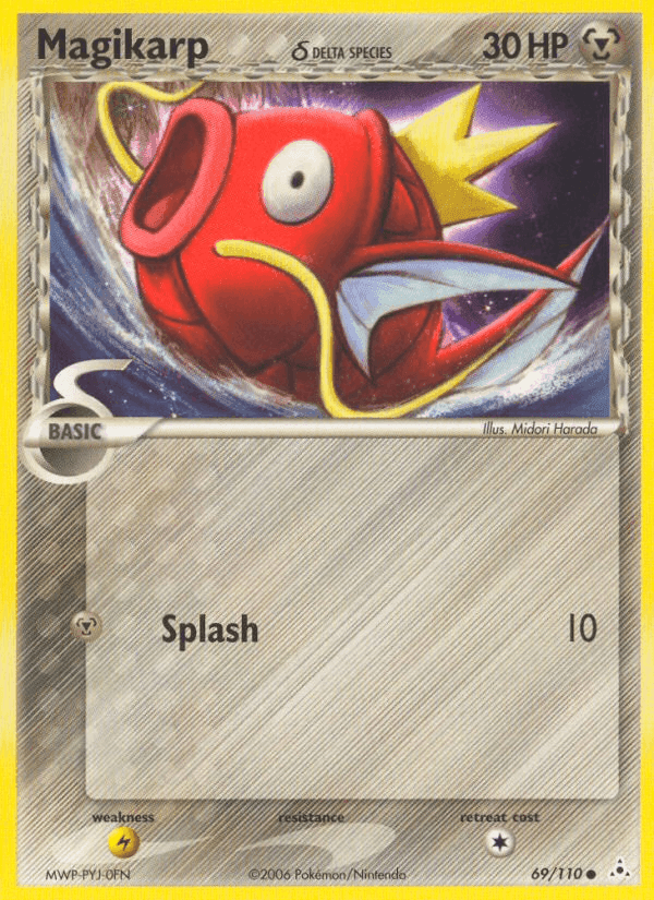 Magikarp δ, card 69 from Holon Phantoms