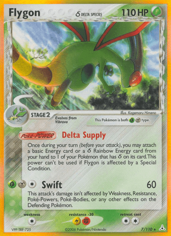 Flygon δ, carta 7 di EX Fantasmi di Holon
