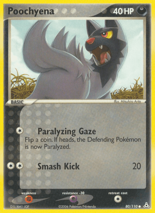 Poochyena, card 80 from Holon Phantoms