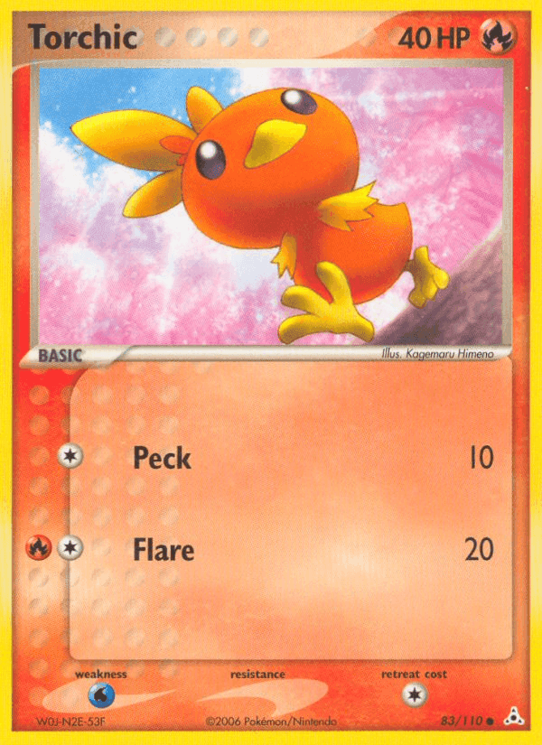 Torchic, card 83 from Holon Phantoms