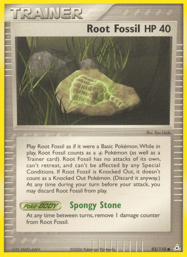 Root Fossil, card 93 from Holon Phantoms