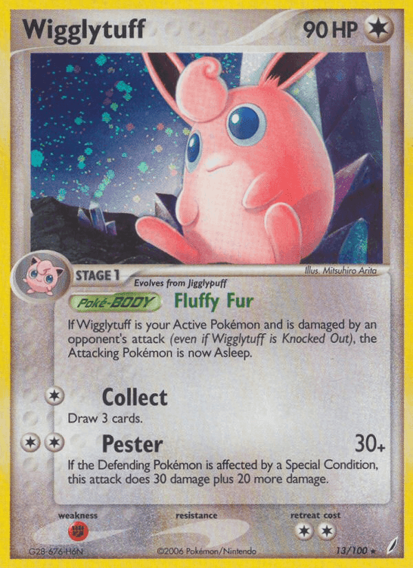 Wigglytuff, carta 13 di EX Guardiani dei Cristalli
