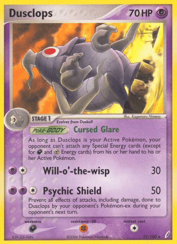 Dusclops, carta 17 de Crystal Guardians