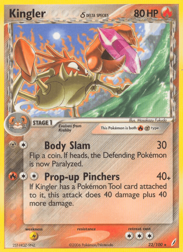 Kingler δ, carta 22 de Crystal Guardians