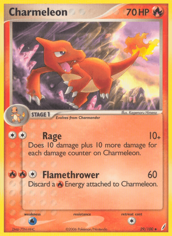 Charmeleon, carta 29 di EX Guardiani dei Cristalli