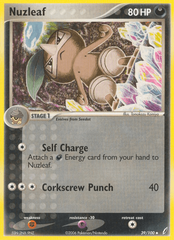 Crystal Guardians の 39 番、Nuzleaf