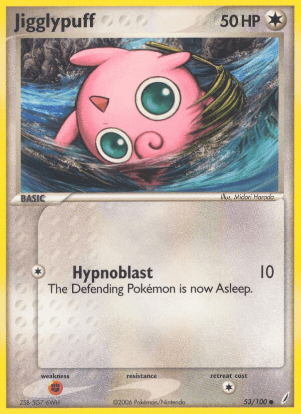Jigglypuff, carta 53 de Crystal Guardians