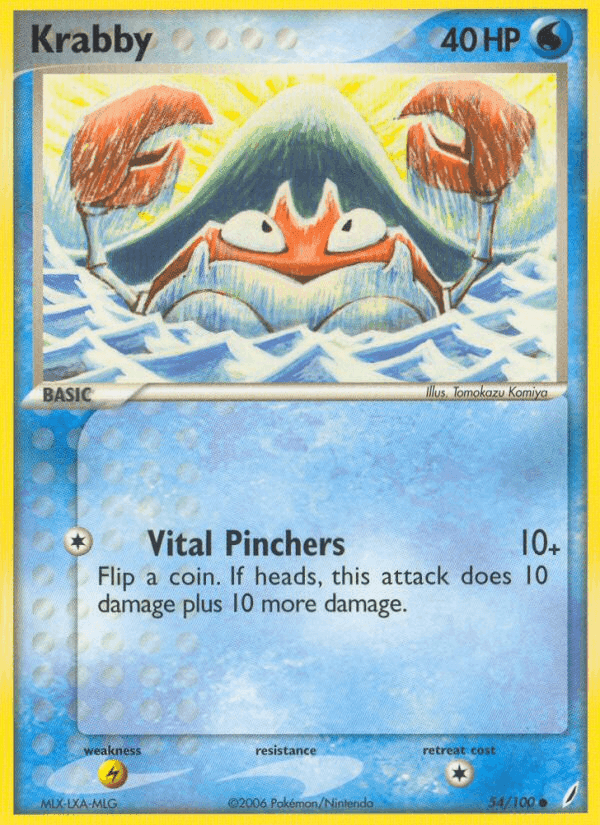 Krabby, card 54 from Crystal Guardians