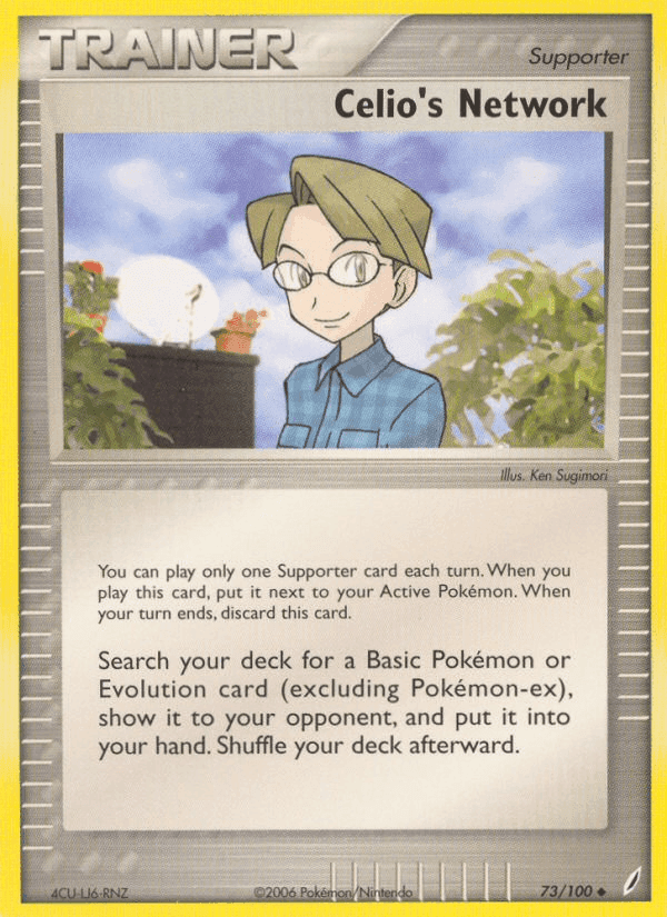 Celio's Network, card 73 from Crystal Guardians