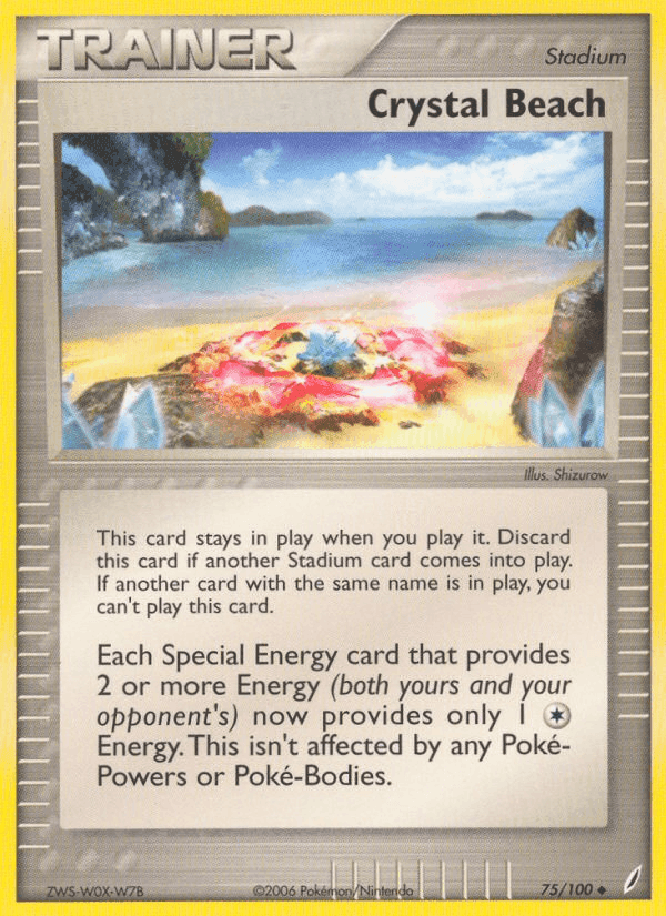 Crystal Beach, card 75 from Crystal Guardians