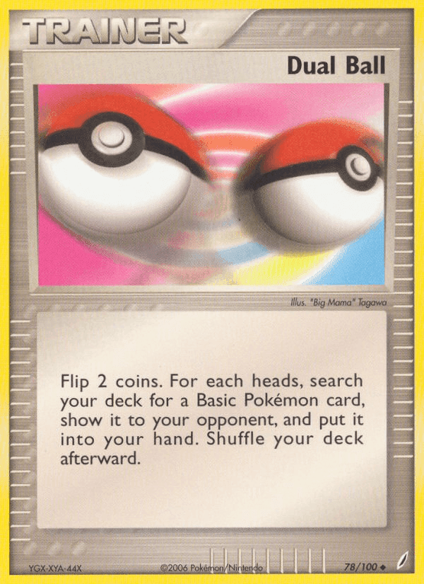 Dual Ball, card 78 from Crystal Guardians