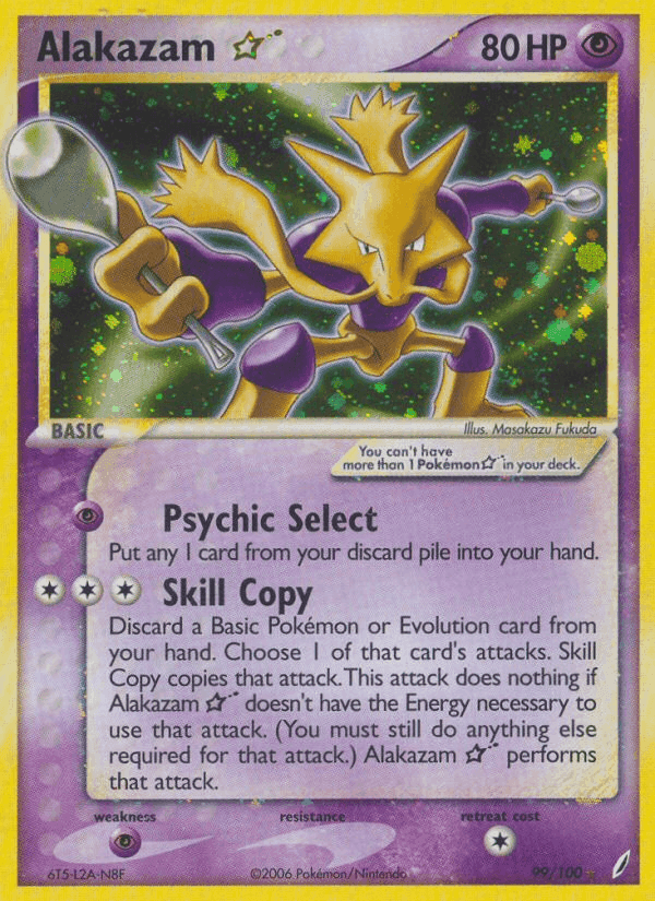 Crystal Guardians の 99 番、Alakazam ☆