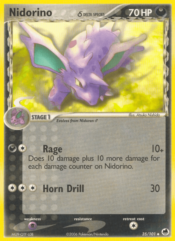 Nidorino δ, carta 35 di EX L'Isola dei Draghi