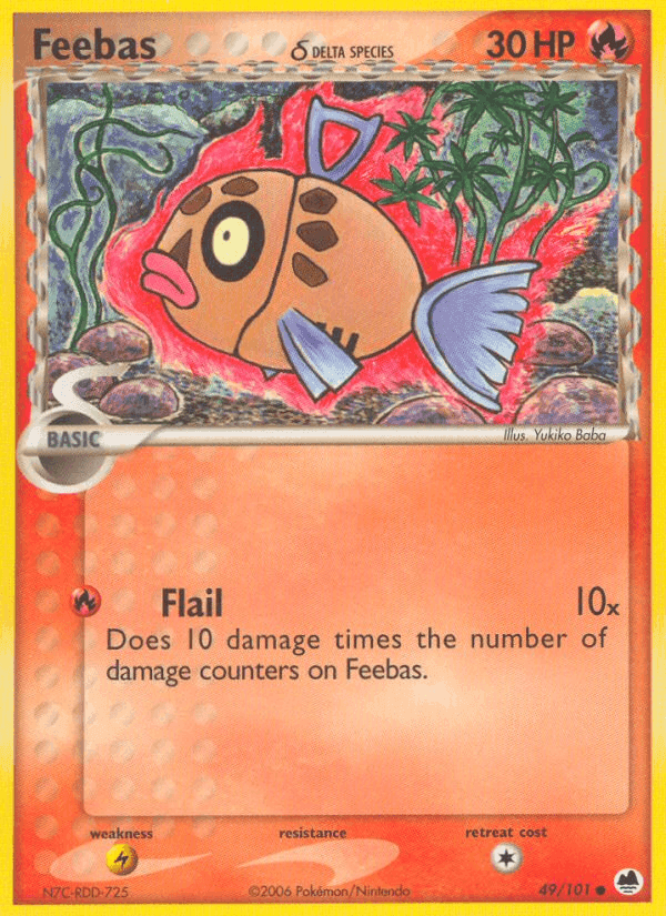 Feebas δ, carta 49 di EX L'Isola dei Draghi
