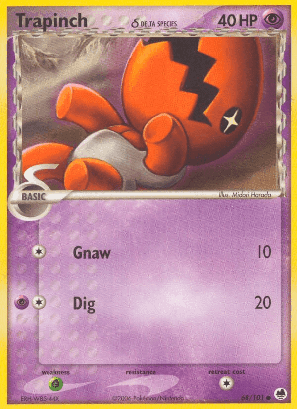 Trapinch δ, card 68 from Dragon Frontiers