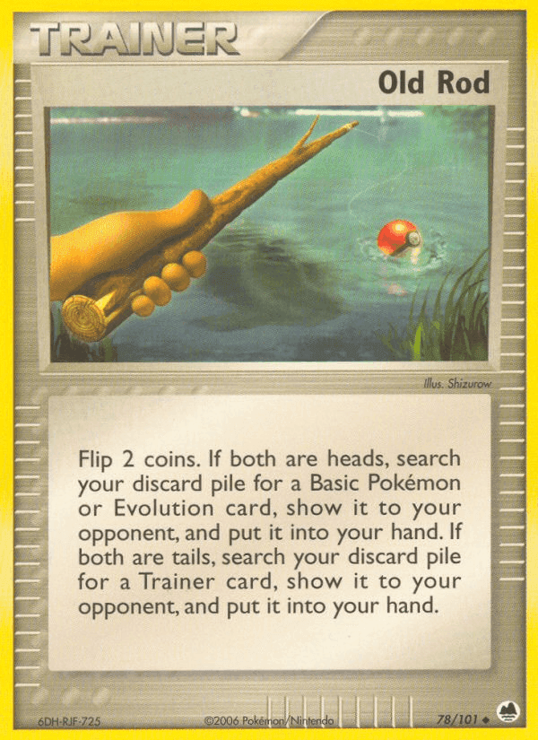 Old Rod, card 78 from Dragon Frontiers