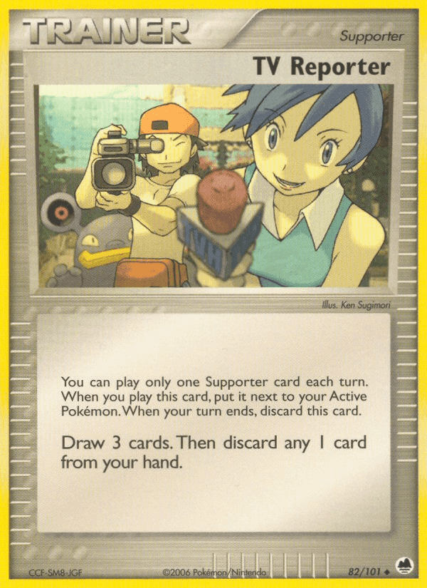 TV Reporter, card 82 from Dragon Frontiers