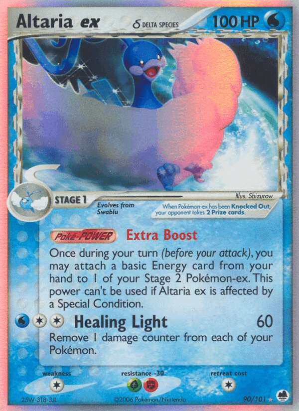 Altaria ex δ, carte 90 de Dragon Frontiers