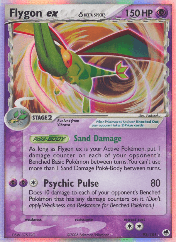 Flygon ex δ, carta 92 de Dragon Frontiers