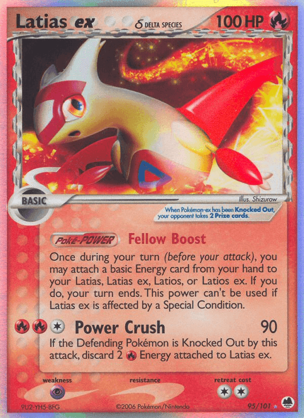 Latias ex δ, carte 95 de Dragon Frontiers