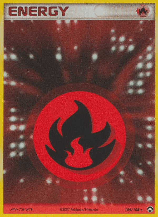 Fire Energy, card 104 from Power Keepers