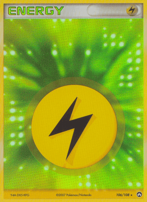 Lightning Energy, card 106 from Power Keepers