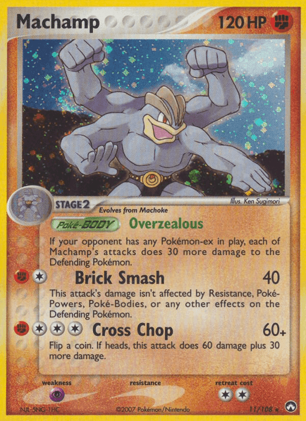 Machamp, carta 11 de Power Keepers
