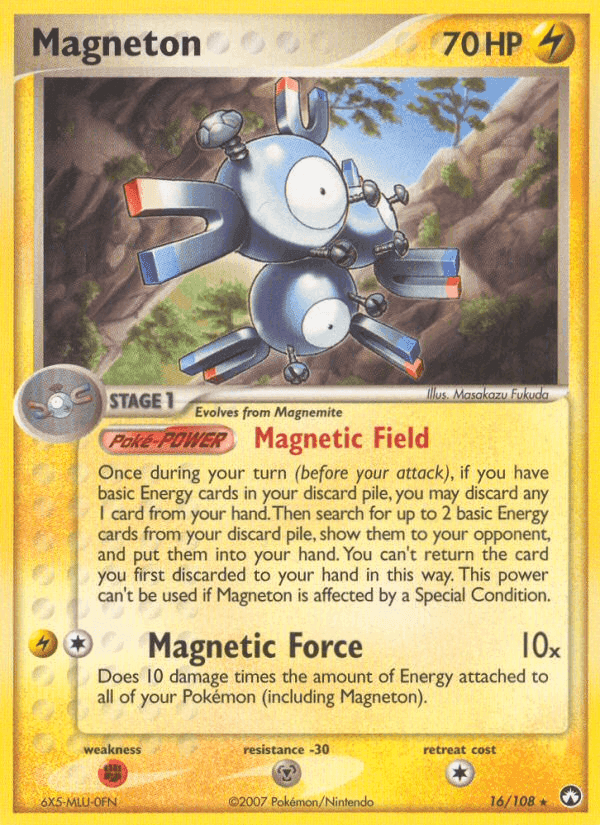 Magneton, carta 16 de Power Keepers