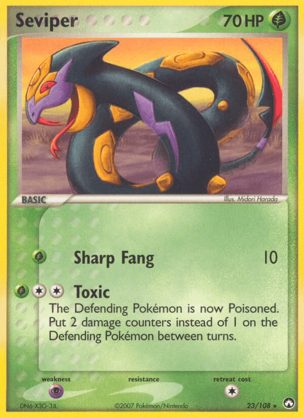 Seviper, carta 23 di Power Keepers