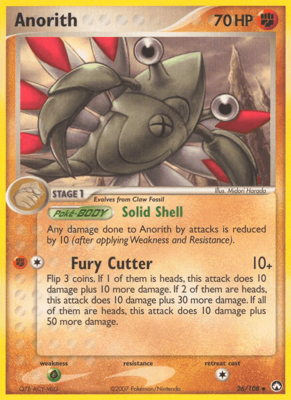 Anorith, carta 26 de Power Keepers
