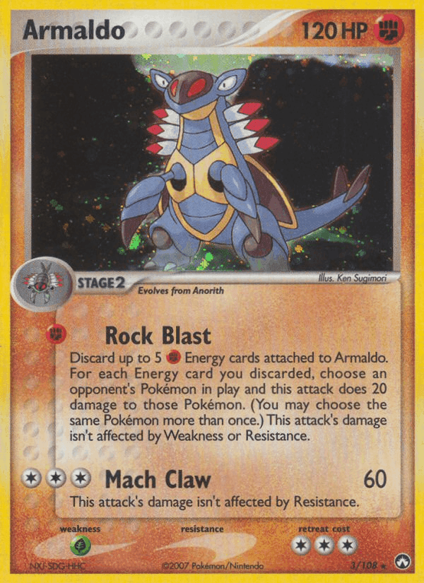 Armaldo, carta 3 di Power Keepers
