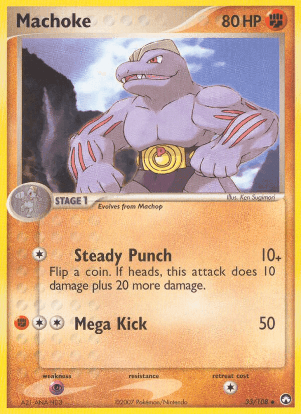Machoke, carta 33 di Power Keepers