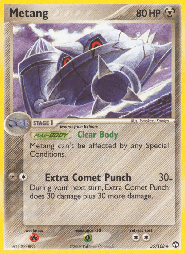 Metang, carta 35 di Power Keepers