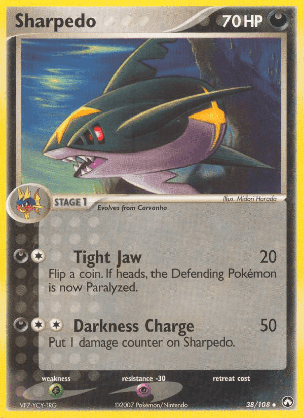 Sharpedo, carta 38 di Power Keepers