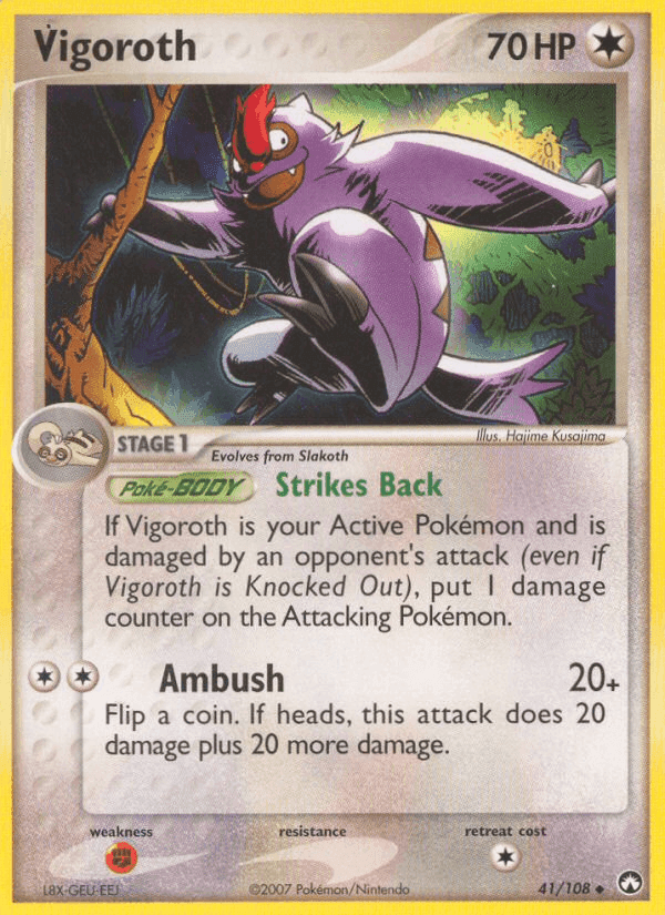 Vigoroth, carta 41 di Power Keepers