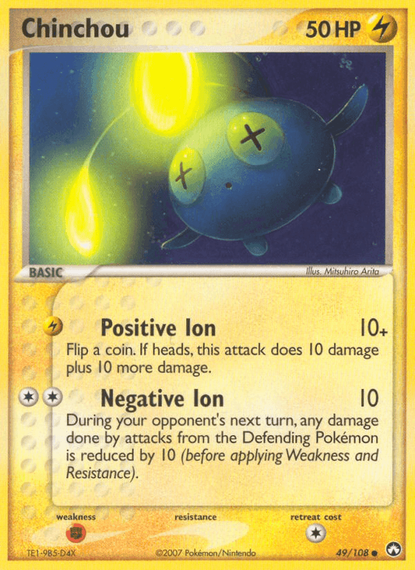 Chinchou, carta 49 di Power Keepers