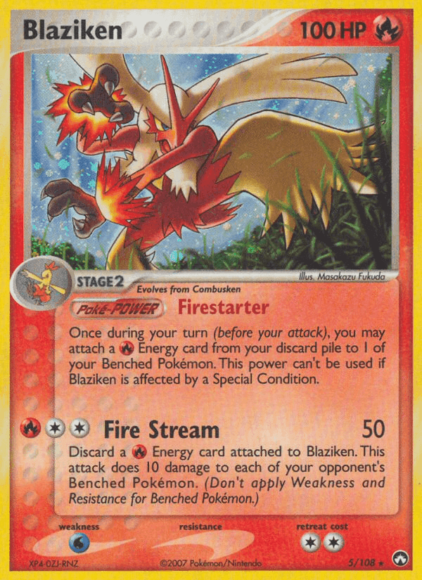 Blaziken, carta 5 di Power Keepers