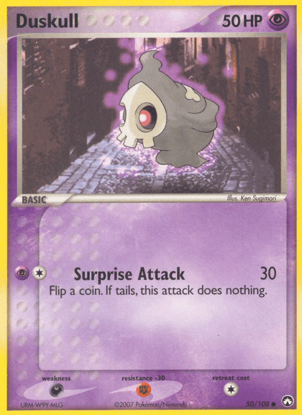 Duskull, carta 50 di Power Keepers