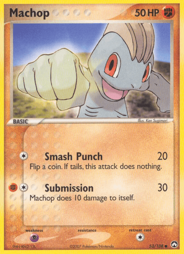 Machop, carta 53 di Power Keepers