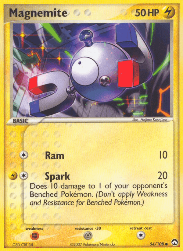 Magnemite, carta 54 de Power Keepers