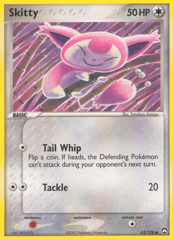 Skitty, card 62 from Power Keepers