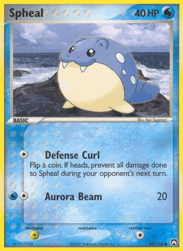 Spheal, card 65 from Power Keepers
