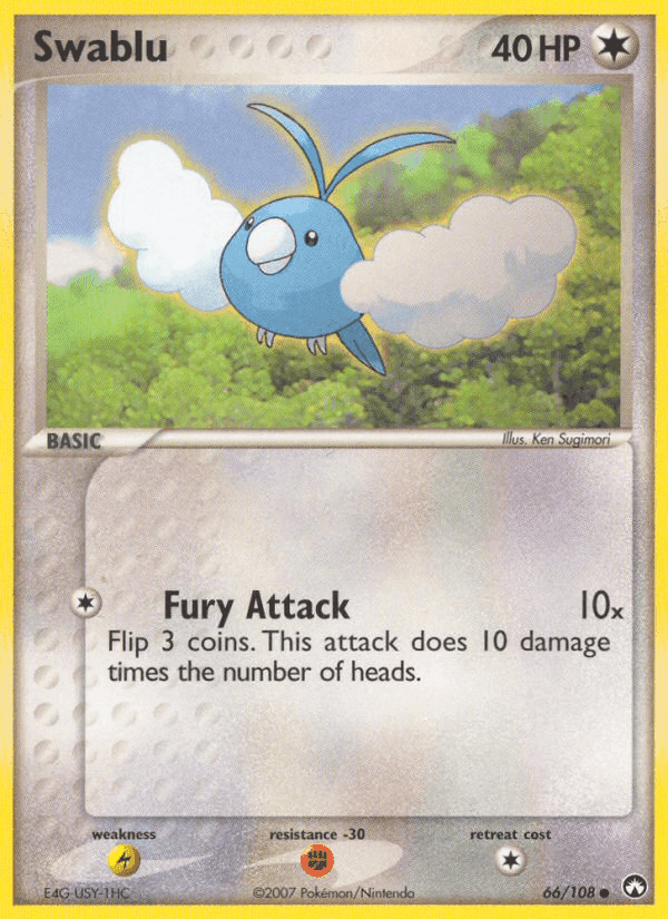 Swablu, card 66 from Power Keepers