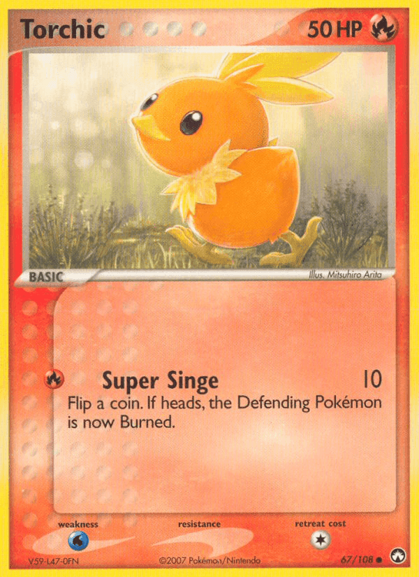 Torchic, card 67 from Power Keepers