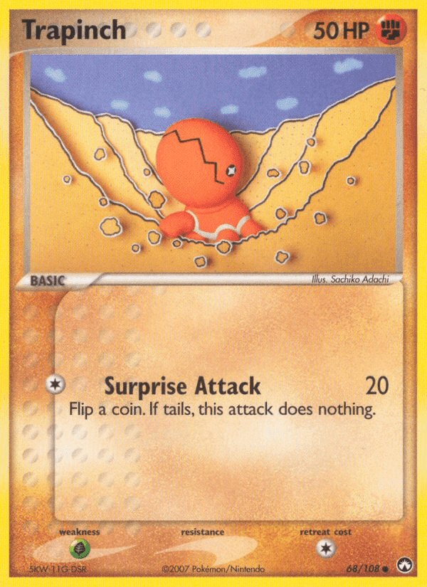 Trapinch, carta 68 de Power Keepers