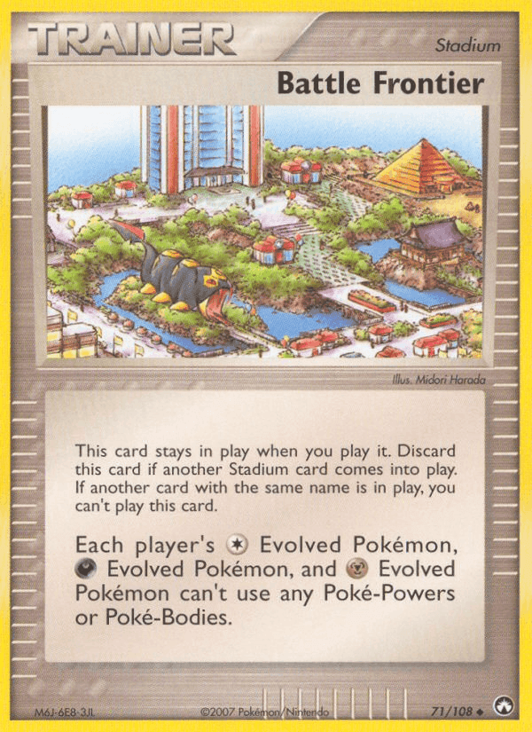 Battle Frontier, card 71 from Power Keepers
