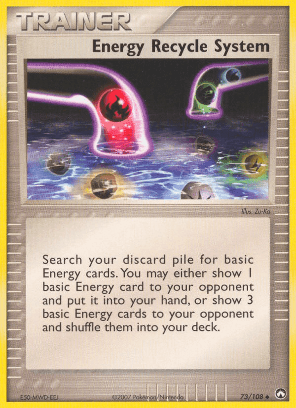 Power Keepers の 73 番、Energy Recycle System